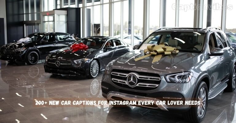 New Car Captions for Instagram