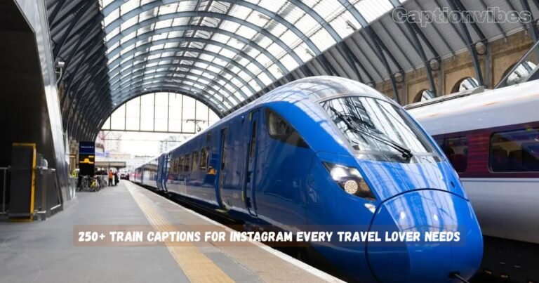 250+ Train Captions for Instagram Every Travel Lover Needs