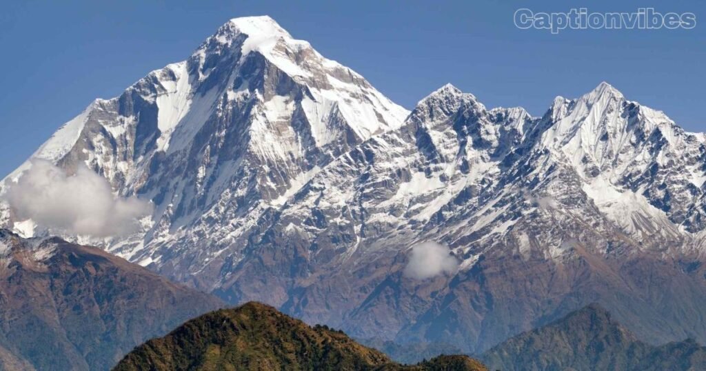 captions for mountains