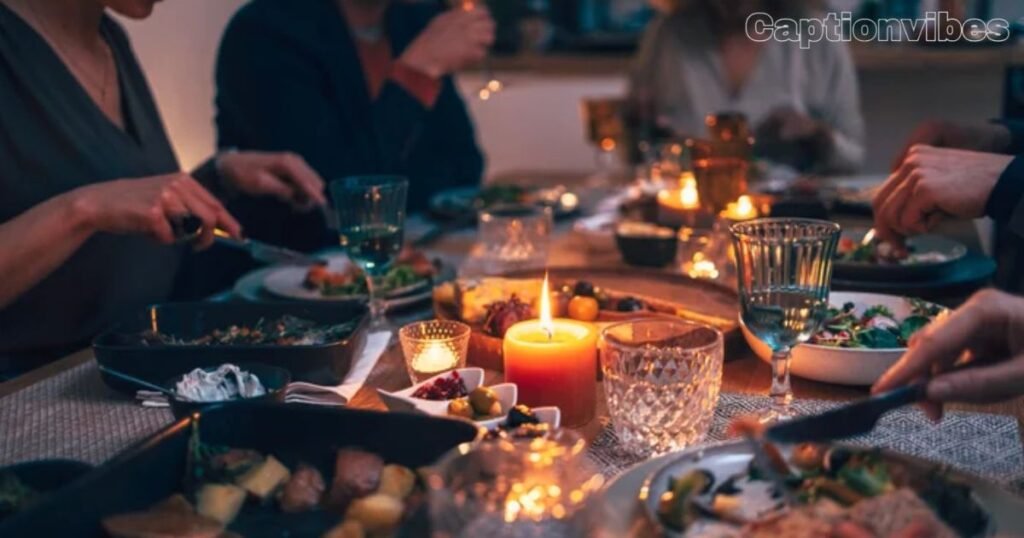 dinner treat caption