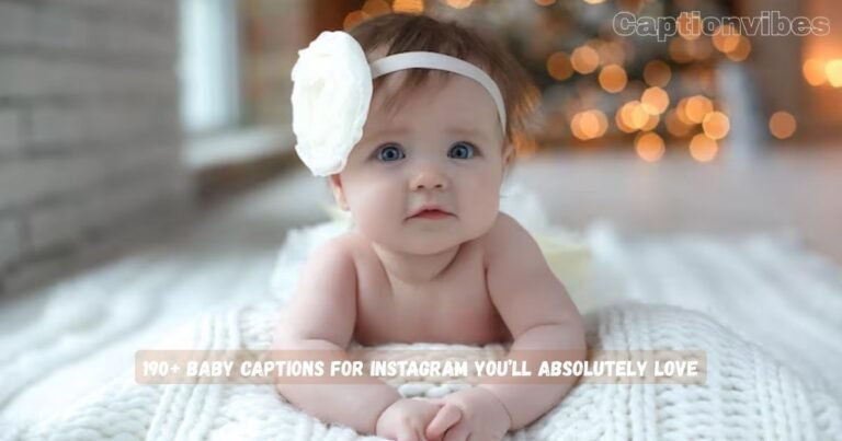 Baby Captions for Instagram