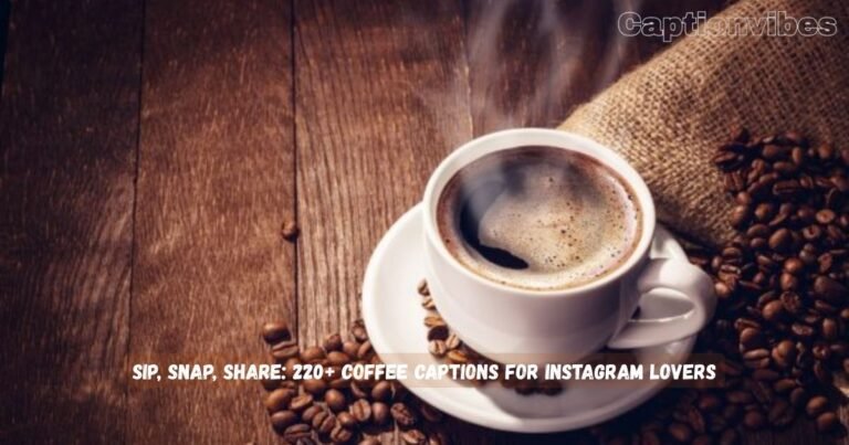 Coffee Captions for Instagram