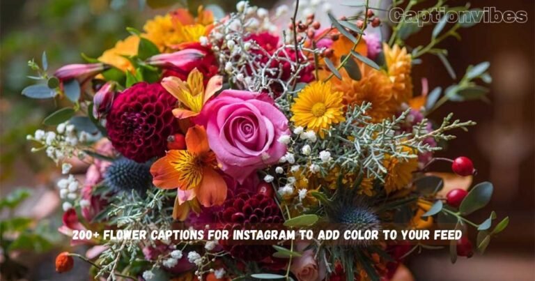 Flower Captions for Instagram