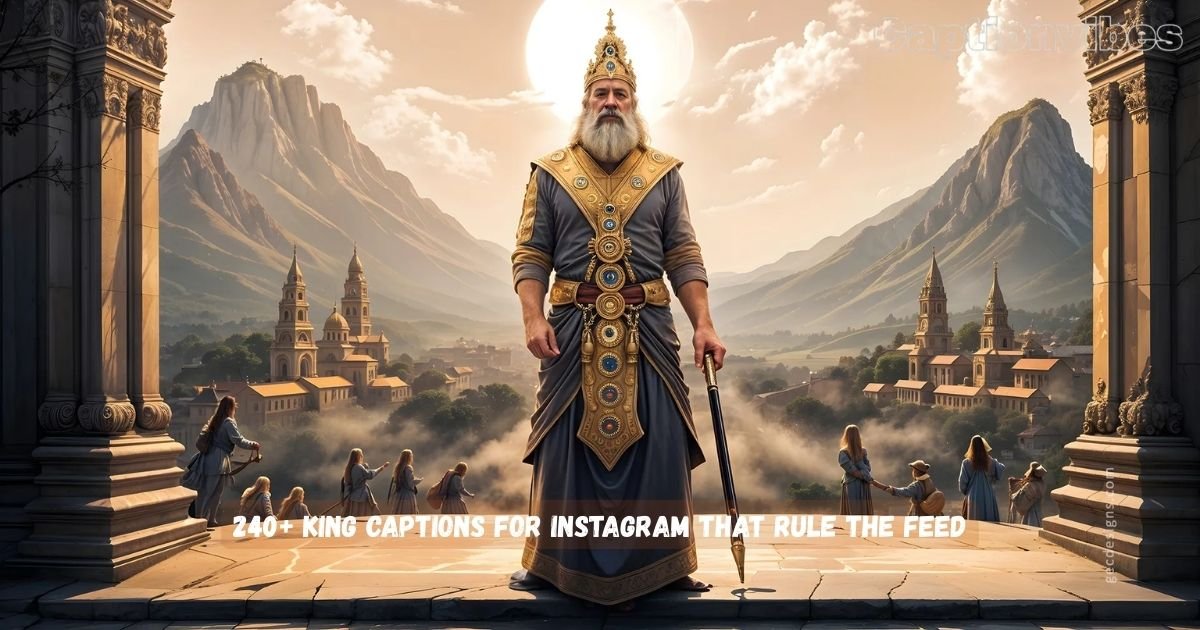 King Captions for Instagram