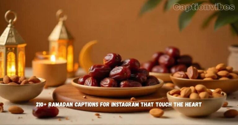 Ramadan Captions for Instagram