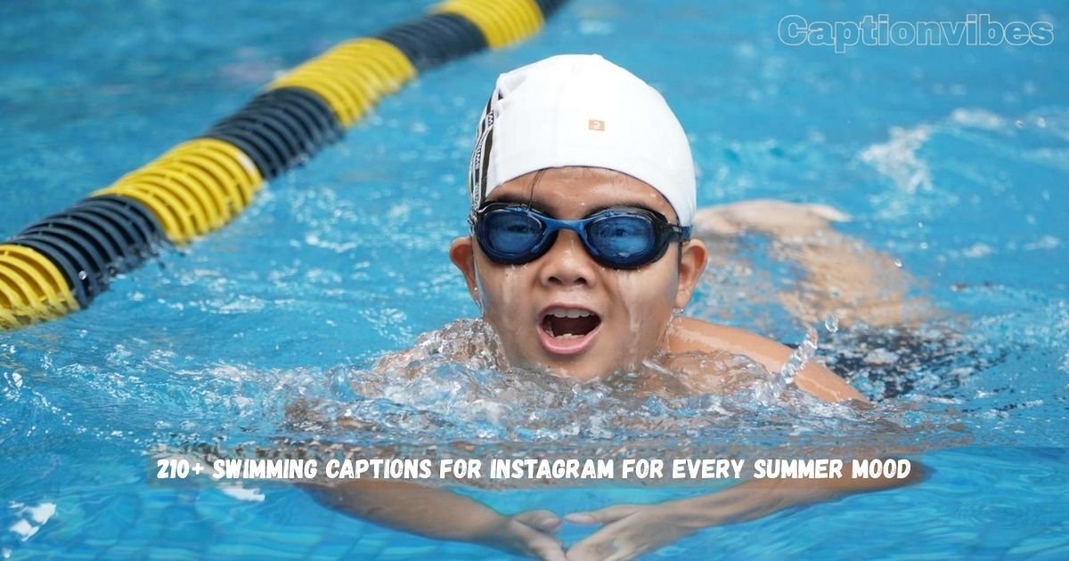 Swimming Captions for Instagram