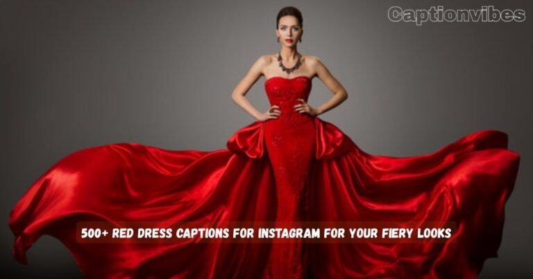 Red Dress Captions for Instagram