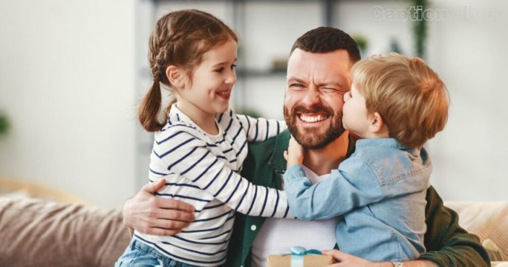 dad and son captions