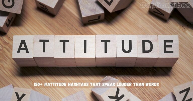 Attitude Hashtags