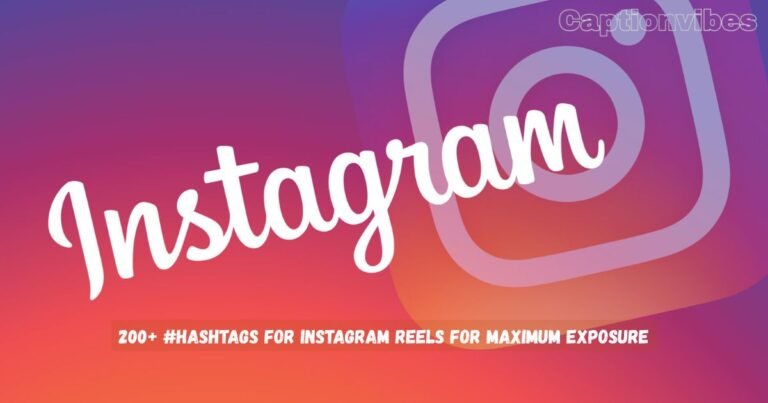 Hashtags for Instagram Reels
