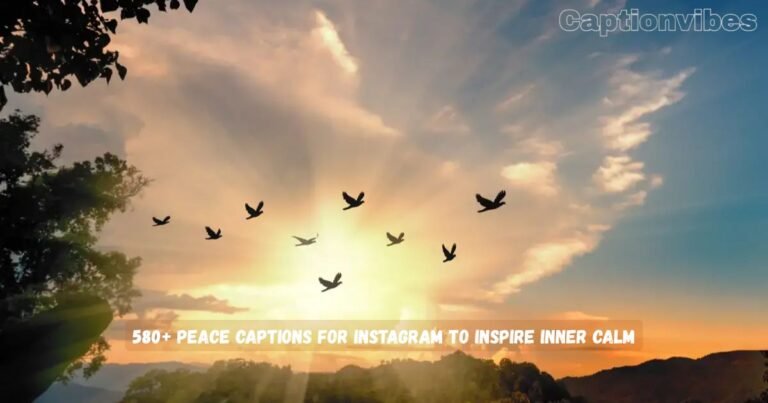 Peace Captions for Instagram