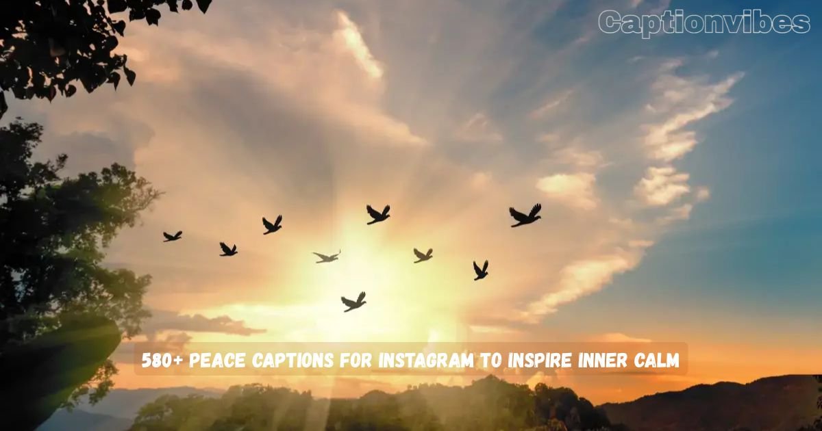 Peace Captions for Instagram